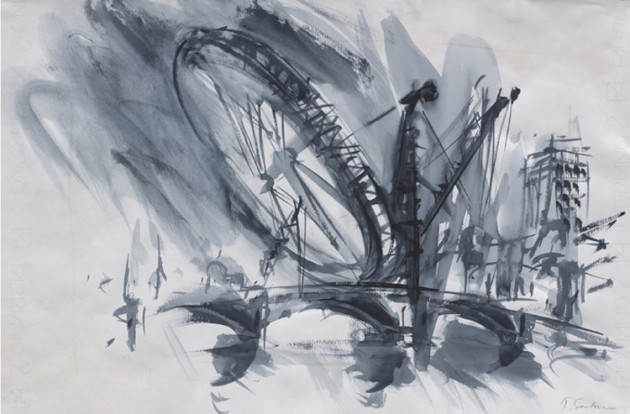 Millennium Wheel Study VIII